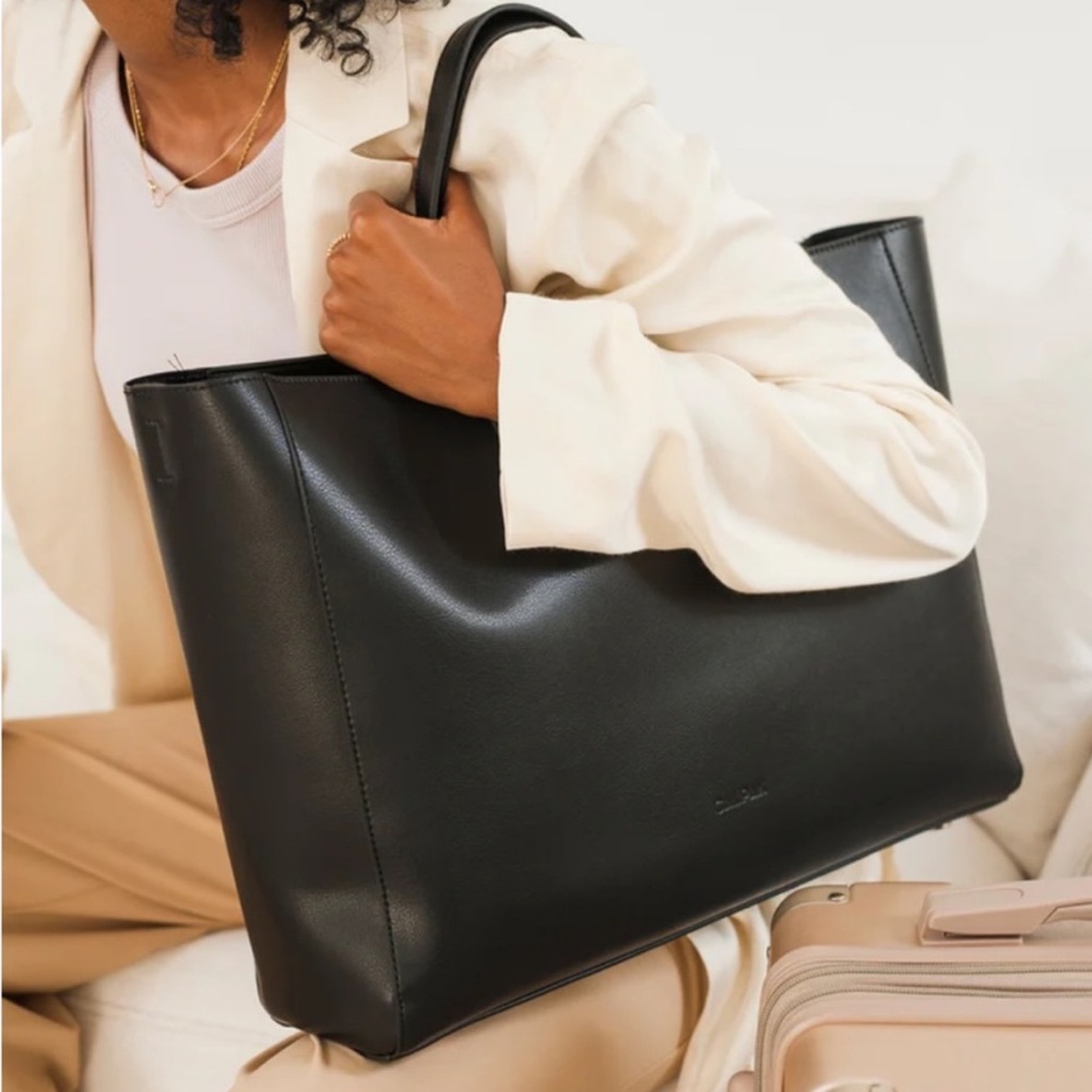 Calpak Haven Laptop Tote in black